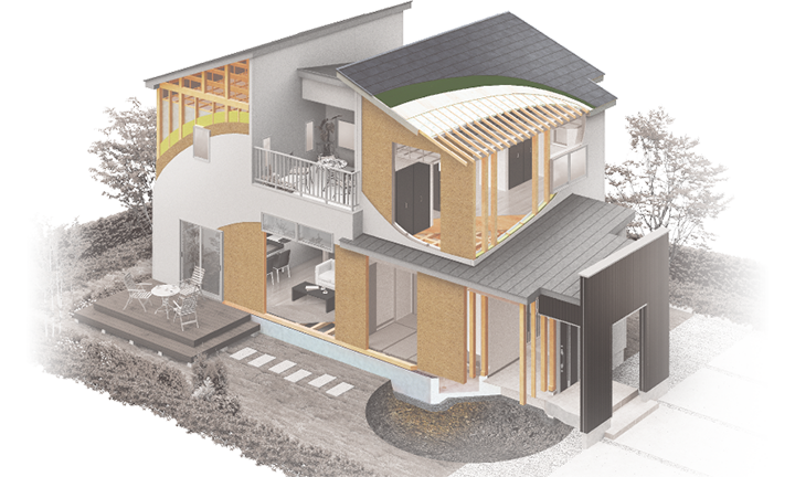 さいたま市で高性能な設備で建てられた一戸建ての構造