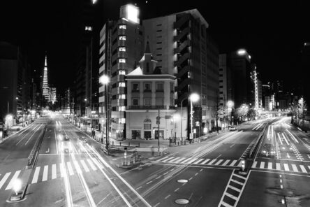 モノクロ夜景 in 東京タワーのイメージ